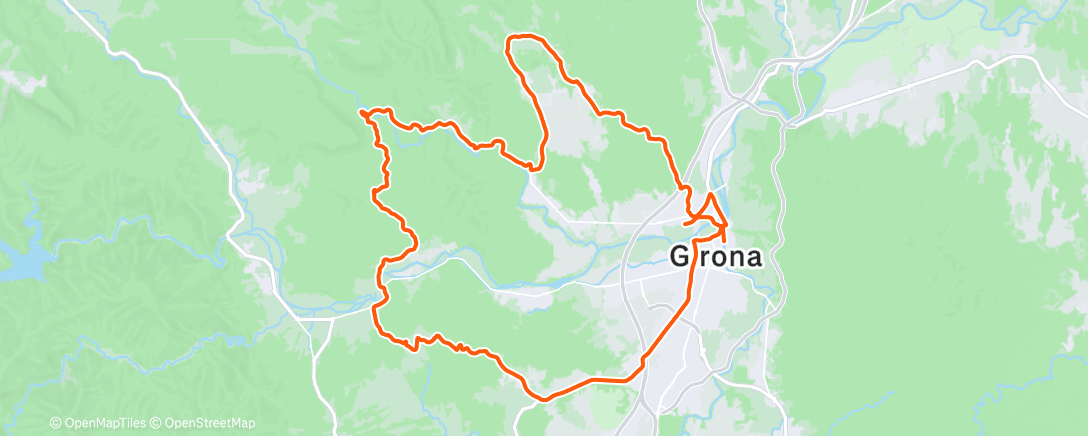 Map of the activity, Fijne rit met Felix, Marc, Anuchi, Hans, Rodrick en Leen.