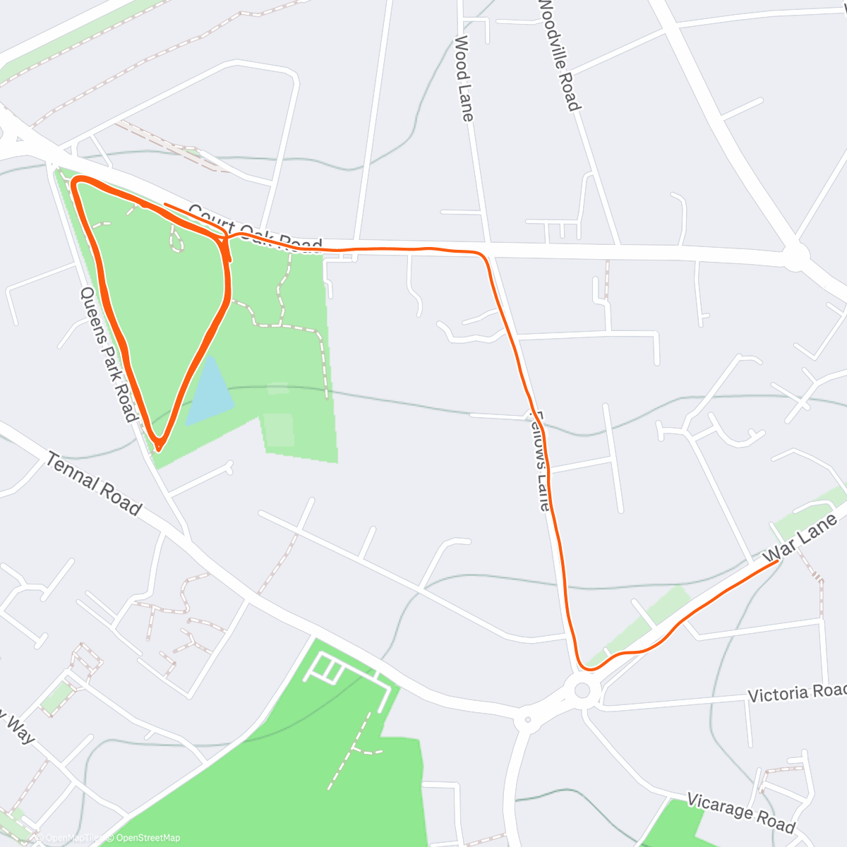 Map of the activity, More Winter Miles 🥶