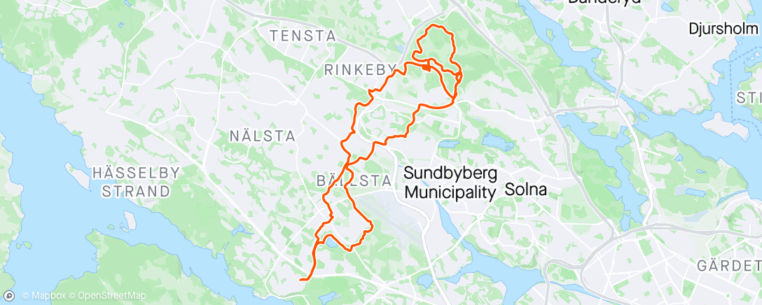 Map of the activity, Kolla lite i Ursvik