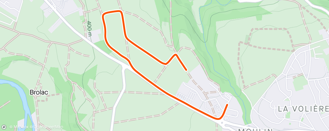 Mappa dell'attività Morning Run