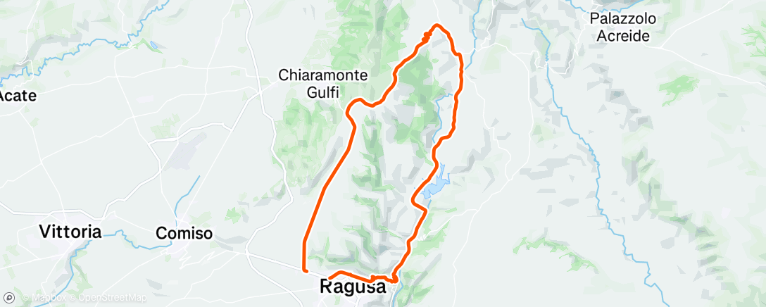 Map of the activity, Giro dell'ora di pranzo