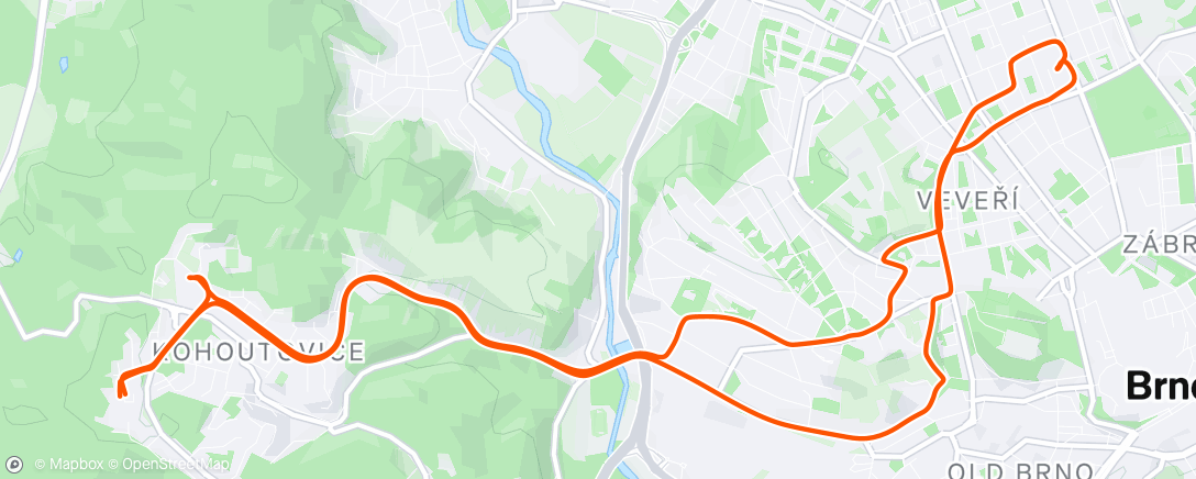 Map of the activity, Morning Ride