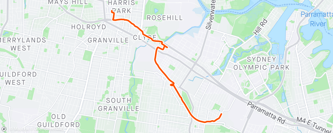Map of the activity, the I-overordered-from-Malatang-so-I-had-to-lug-around-some-takeaway ride home
