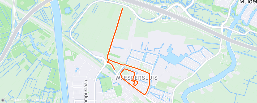Map of the activity, Dribbeltje