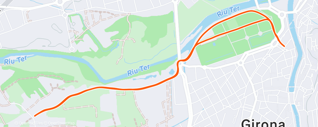 「Afternoon Run」活動的地圖