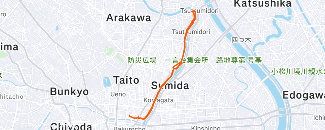 Map of the activity, Felt gooood