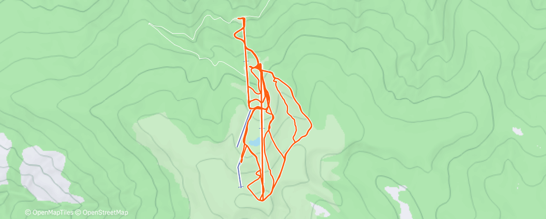 Map of the activity, Primer dia de temporada