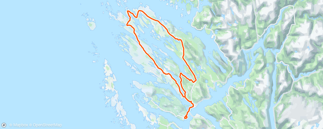 Map of the activity, Fellestrening nh-rundt