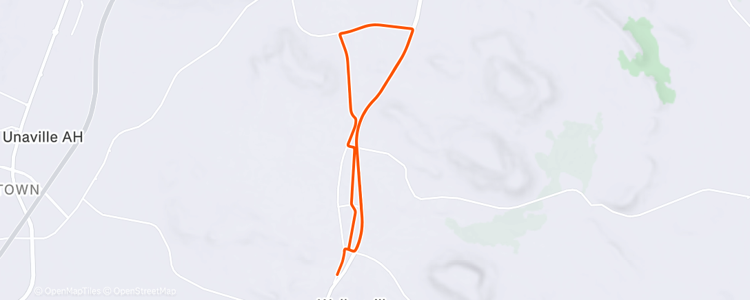 Map of the activity, Morning Ride