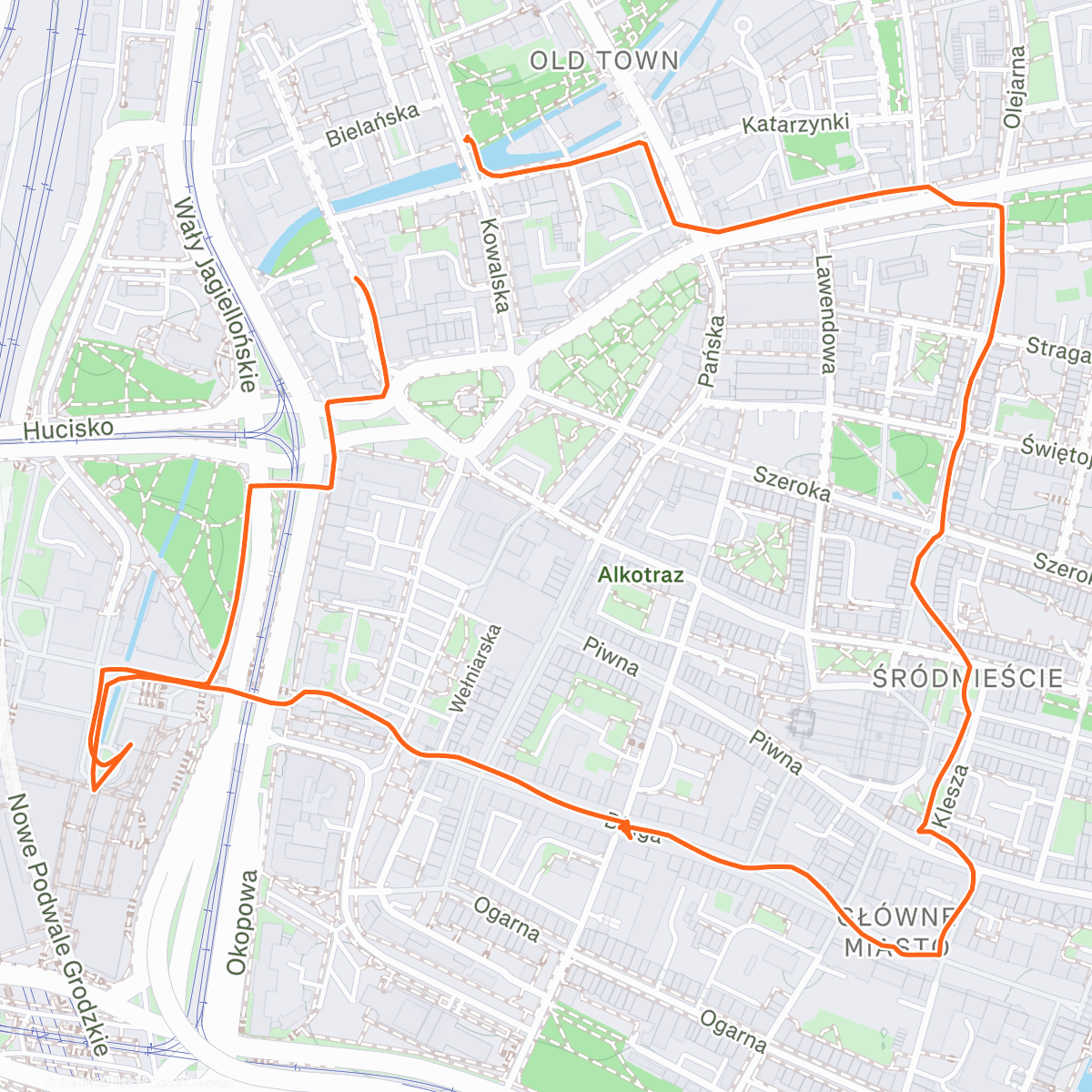 Карта физической активности (spacerek)