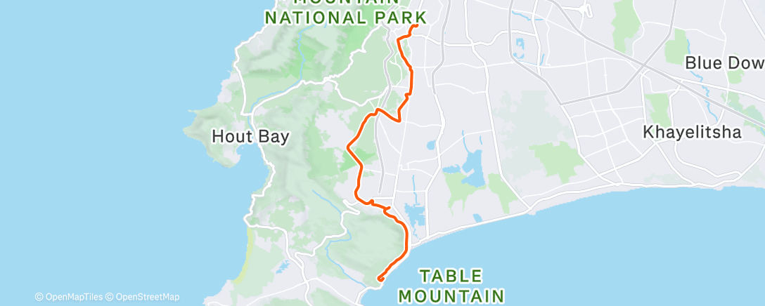 Карта физической активности (Morning Ride)