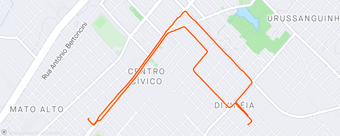 Map of the activity, 2024-04-21Ride