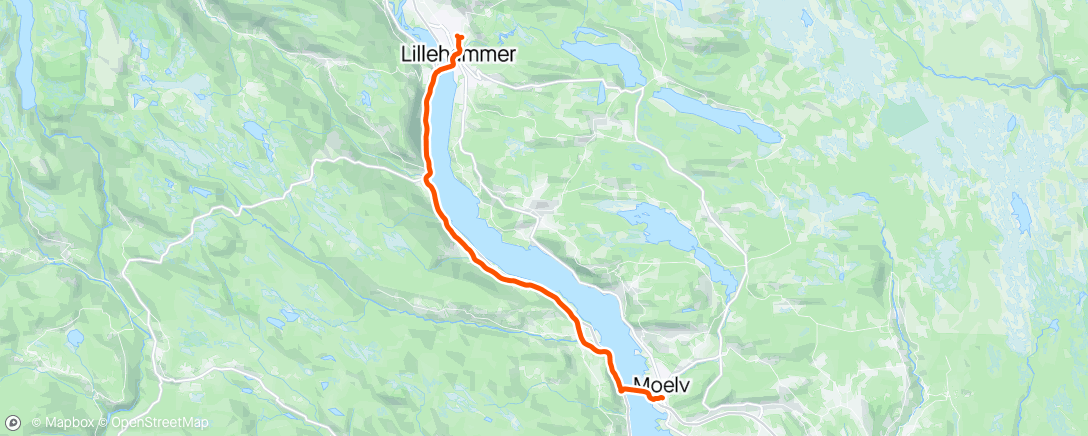 Map of the activity, Del 1: Til Moelv med LCK masters