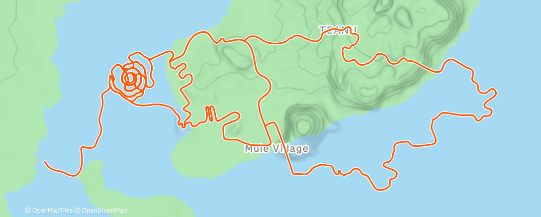 Map of the activity, Zwift - Spiral into the Volcano in Watopia