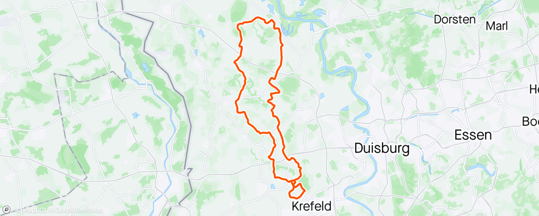 Map of the activity, Staubwolke - Sonntagsrunde