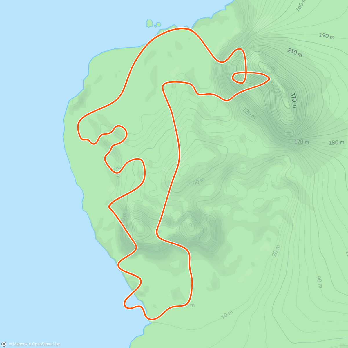 Map of the activity, Zwift - Collywobbles 105 + CAD in Watopia