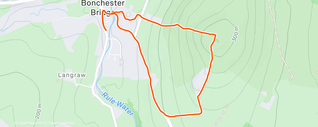 Peta aktivitas, Hike with 👸 up Bonchester Hill