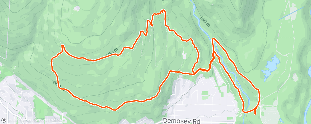 Map of the activity, Week 3 trail clinic