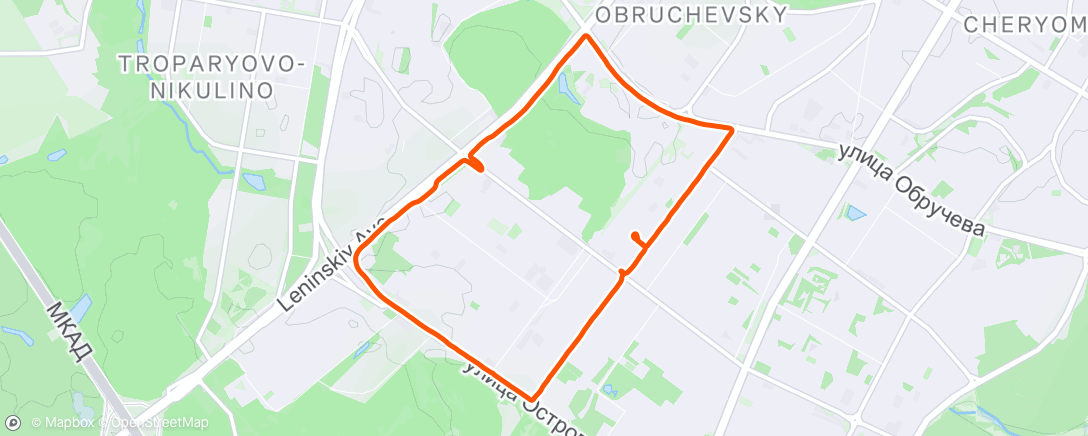 Map of the activity, chill cross