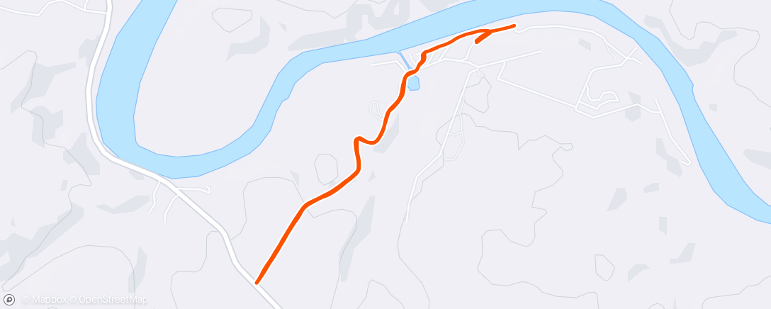 Map of the activity, Morning Run