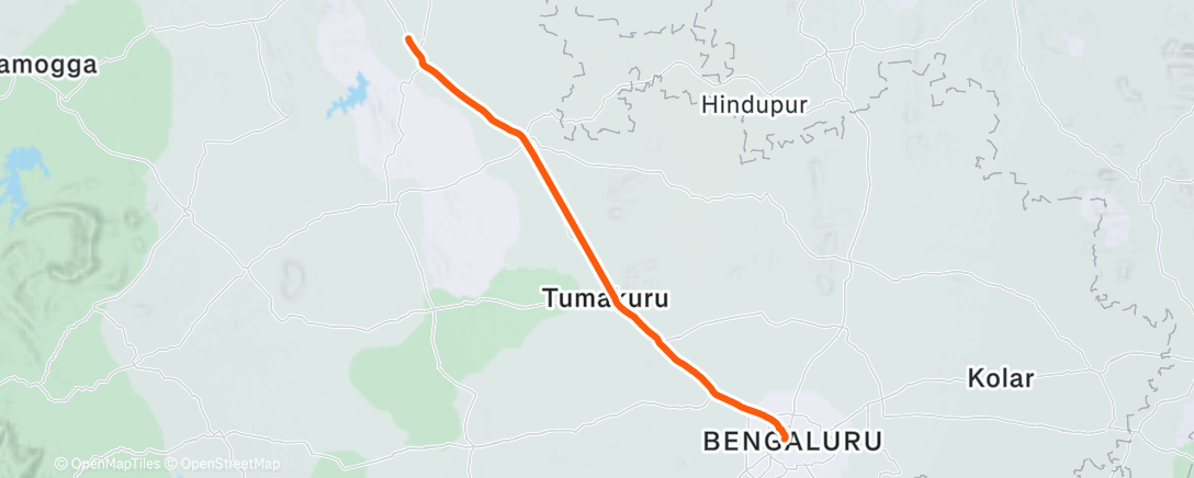 Map of the activity, Morning Ride