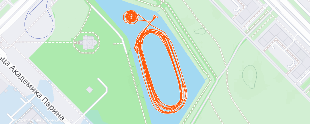 Карта физической активности (Morning Ice Skate)