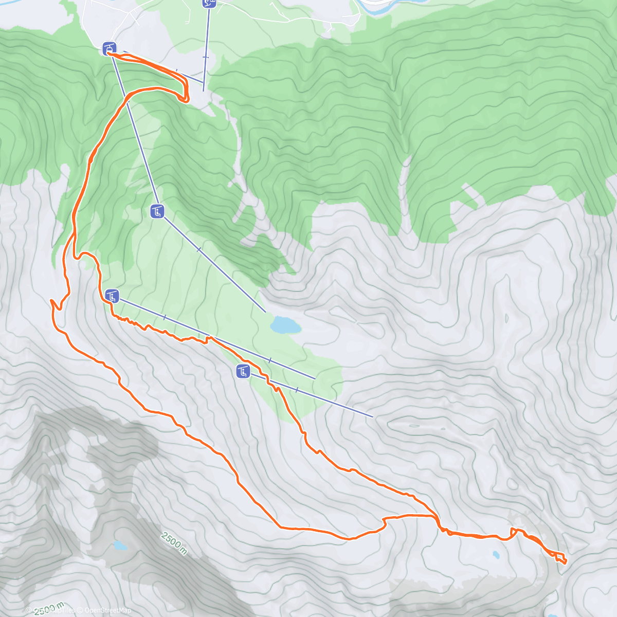 Map of the activity, Ochsenlenke
