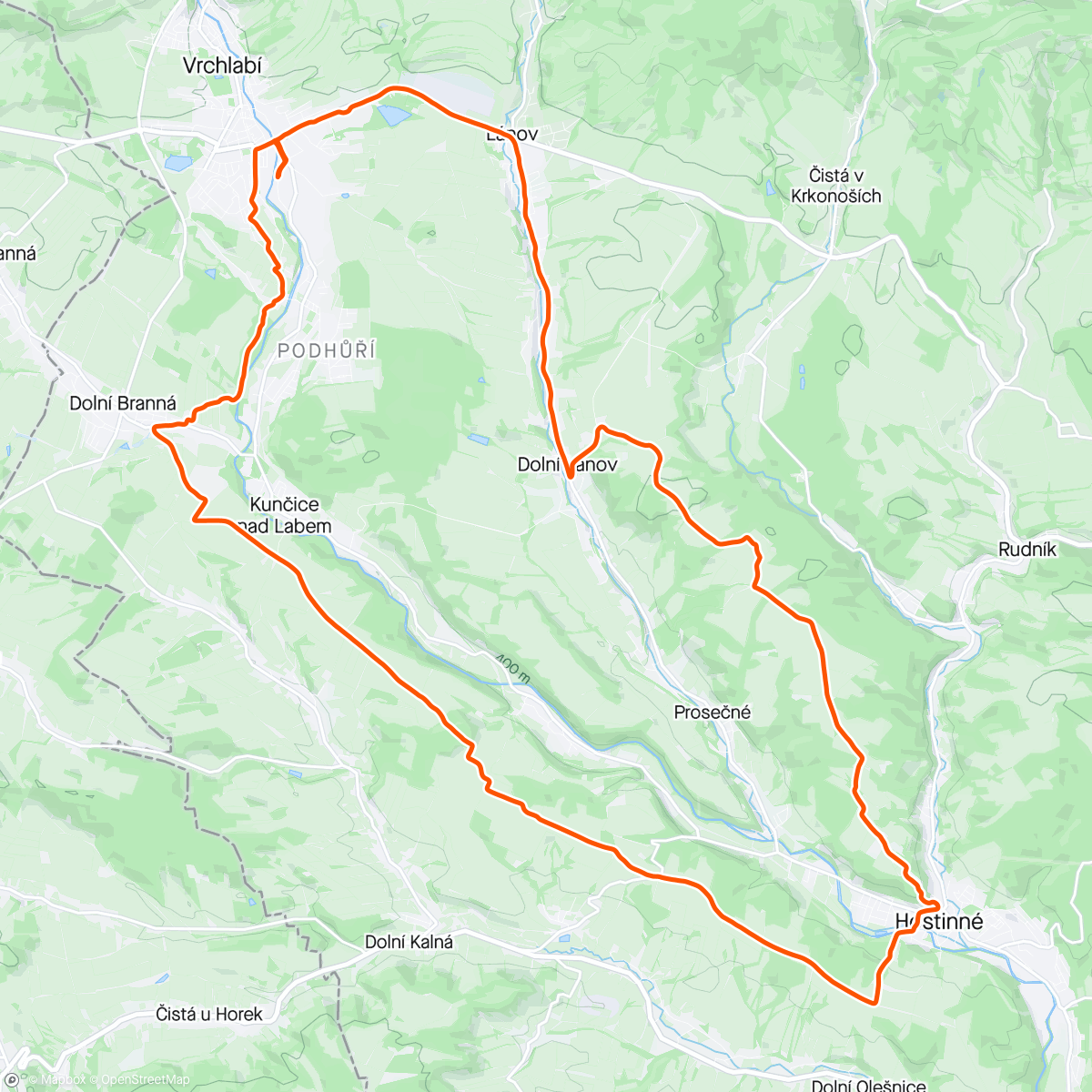 Map of the activity, První PrdelBol