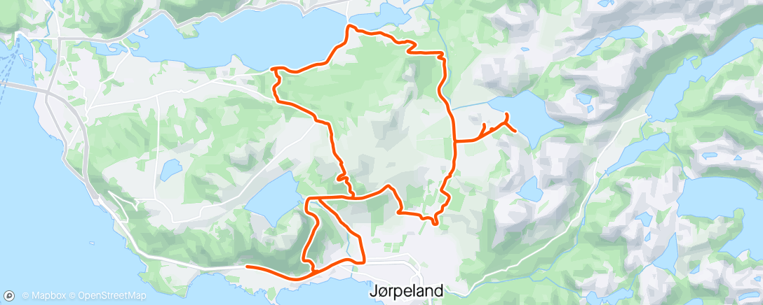 Map of the activity, Lunch E-Mountain Bike Ride