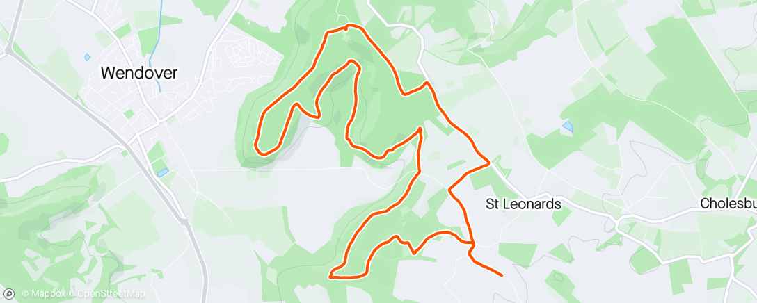 Map of the activity, MTB with Fin