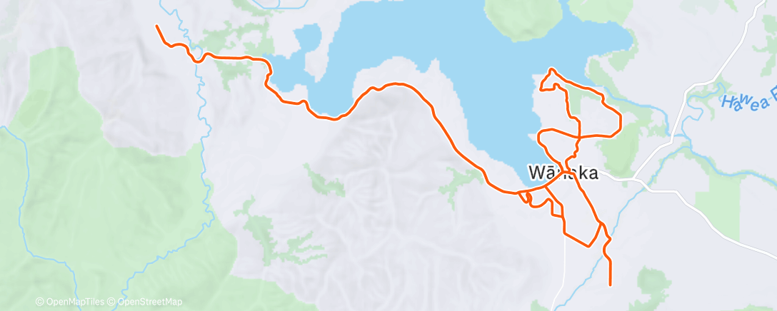 Map of the activity, Morning Ride