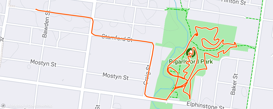 Map of the activity, Morning Ride - Cx Warmuo
