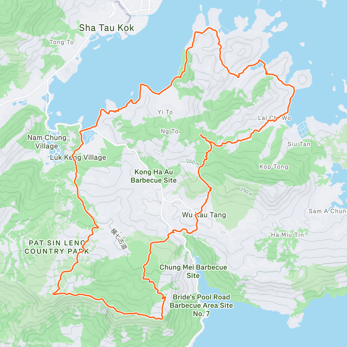 Map of the activity, 有緣係會山上見的～！