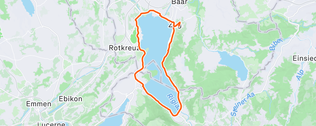 Map of the activity, Fahrt am Nachmittag