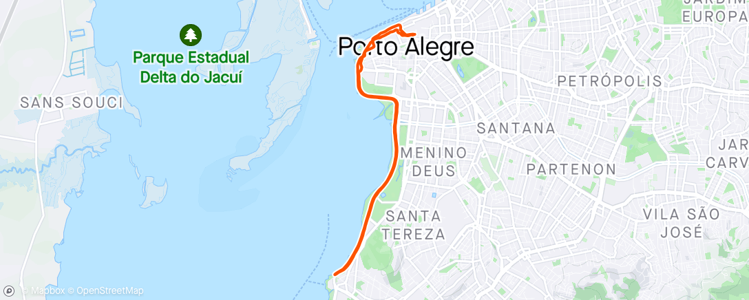 Map of the activity, Iberê