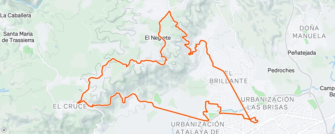 Map of the activity, Ermitas por Assuán