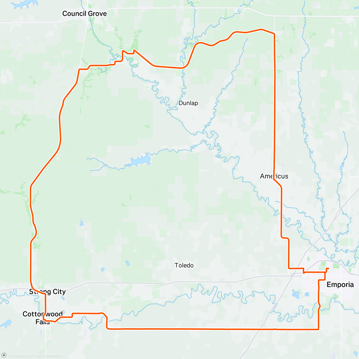 Map of the activity, No mud day