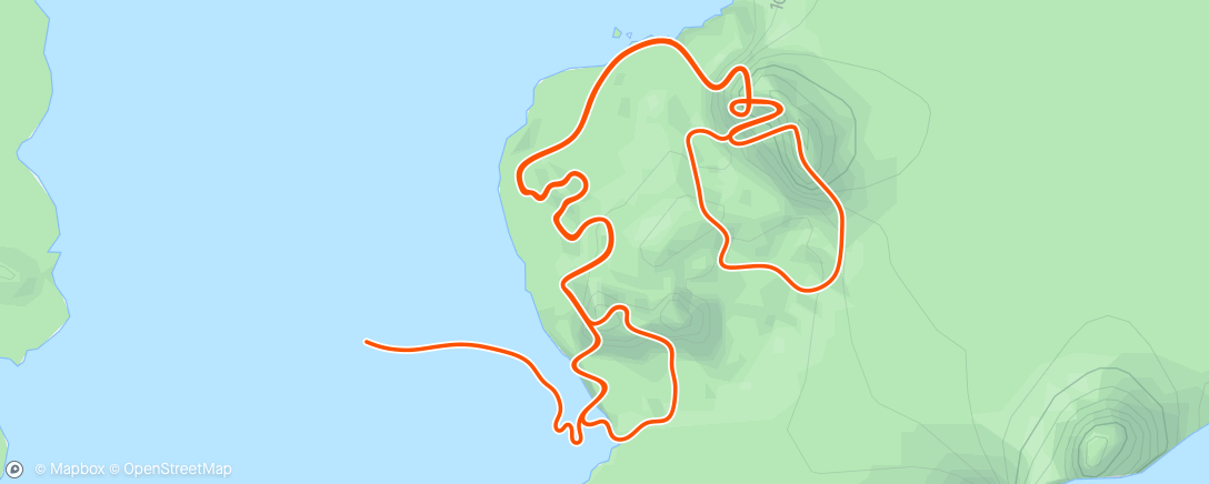 Map of the activity, Zwift - Loop de Loop in Watopia