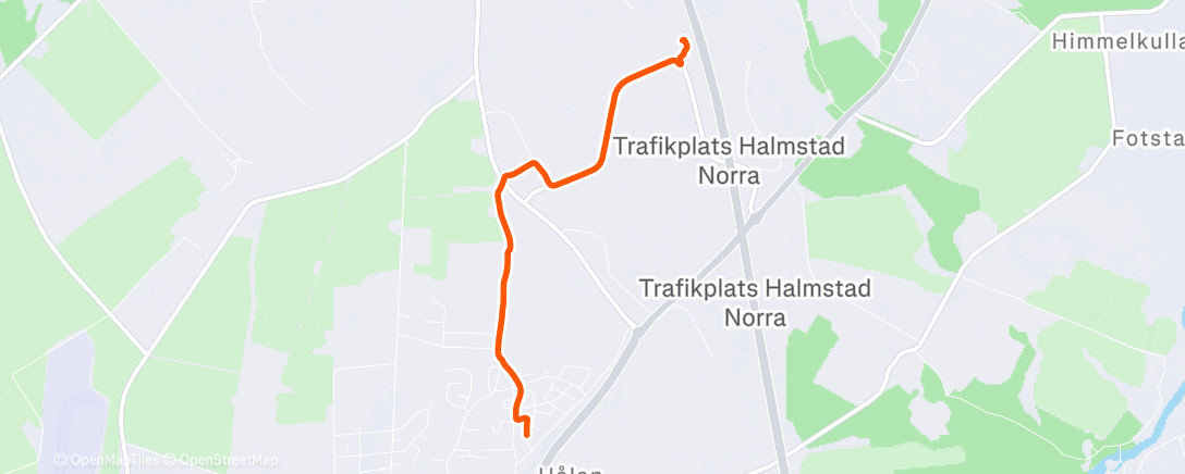 Карта физической активности (Morning Run)