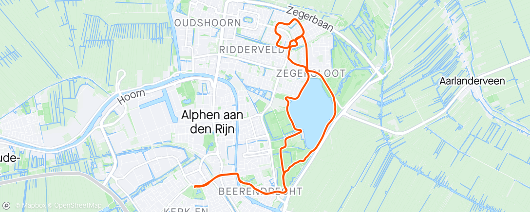 Map of the activity, Rondje verkeersexamen oefenen 😉