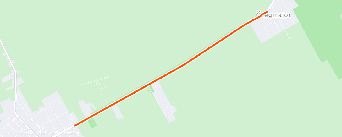 Map of the activity, Morning Run