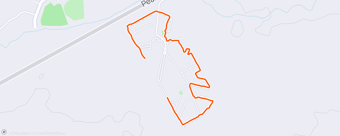 Map of the activity, Afternoon Walk with wify