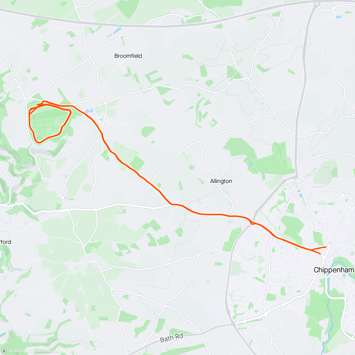 Map of the activity, CC