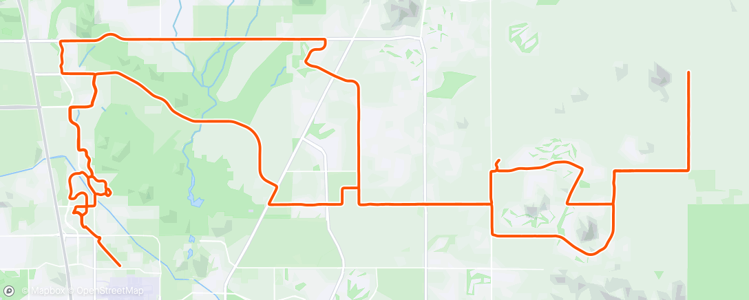 Map of the activity, Morning Ride