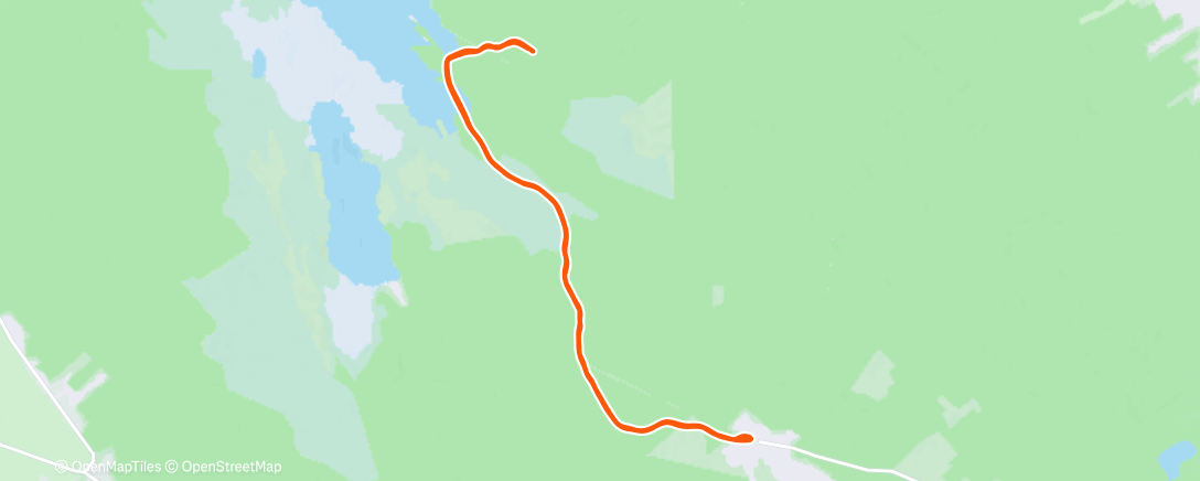 Map of the activity, Fursteli- löfsåsen skidor