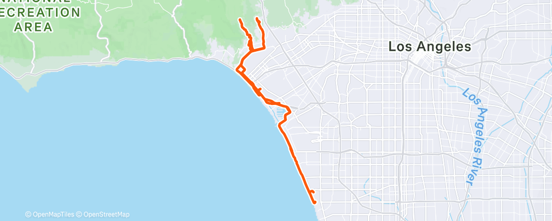 Map of the activity, Morning Ride