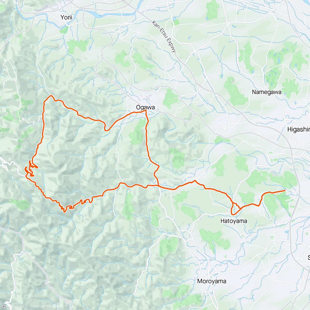 Map of the activity, 白石峠