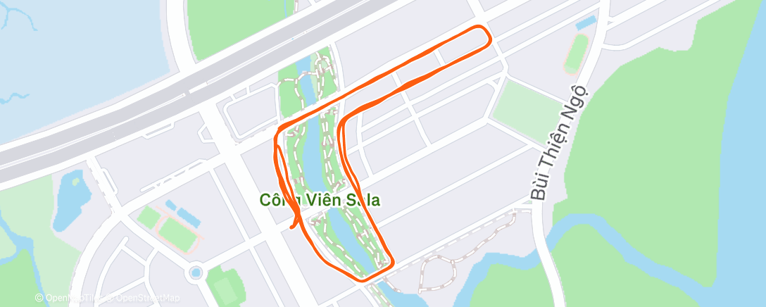 Карта физической активности (Morning Run)