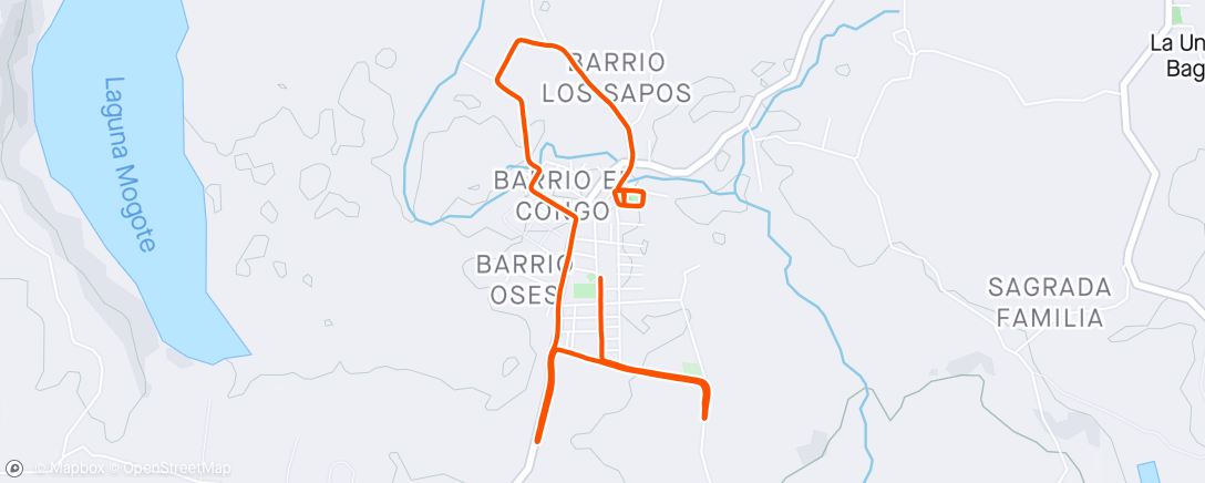 Karte der Aktivität „Carrera por la mañana”