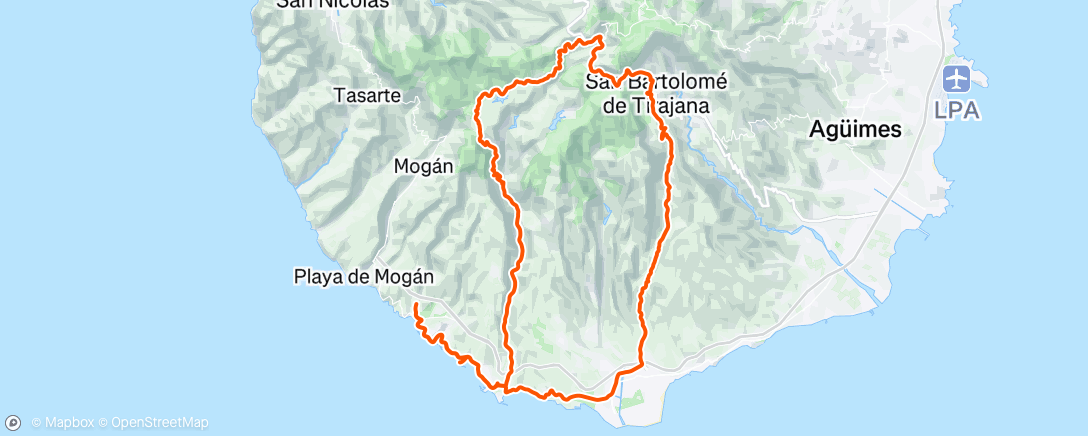 Map of the activity, Morning Ride